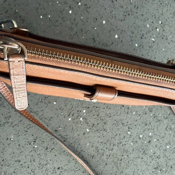 kate spade Brown Pebbled Leather Crossbody - Picture 4 of 7